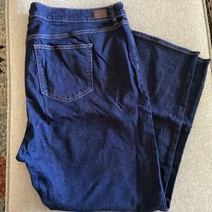 Lauren Ralph Lauren, Premier Straight, Dark Denim 22W